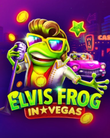 Elvis Frog in Vegas pokie at RodeoSlot Casino
